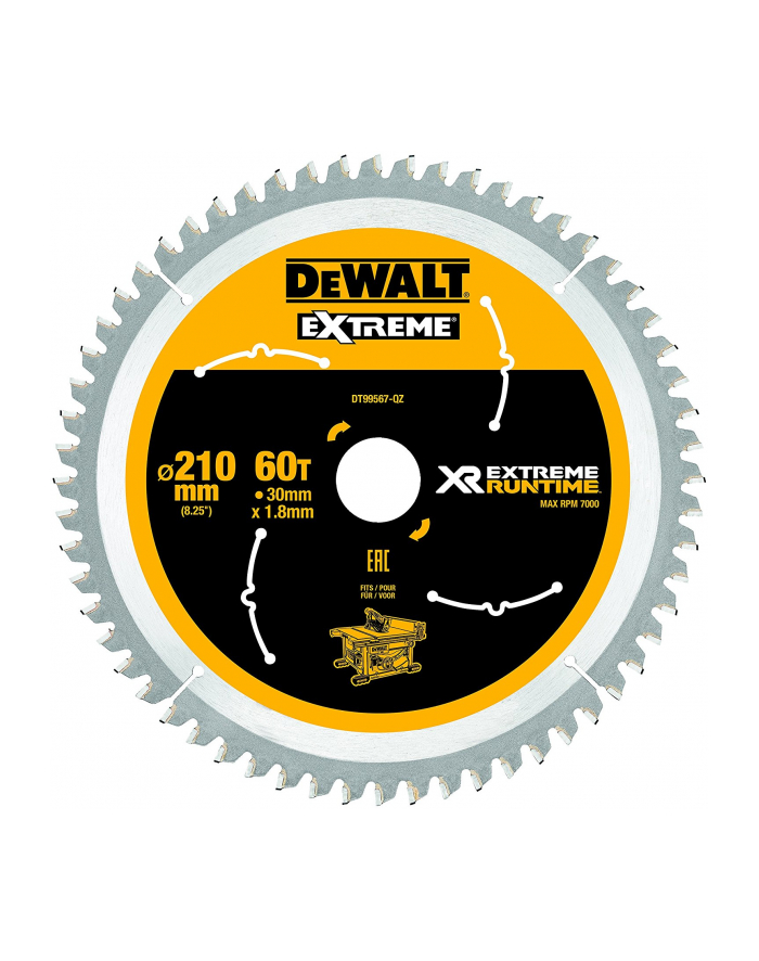 DeWalt DT99567, 210mm / 30mm główny