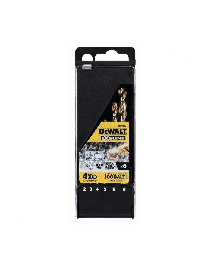 Dewalt HSS (E) -Co metalb. Set DT4956 6pcs główny