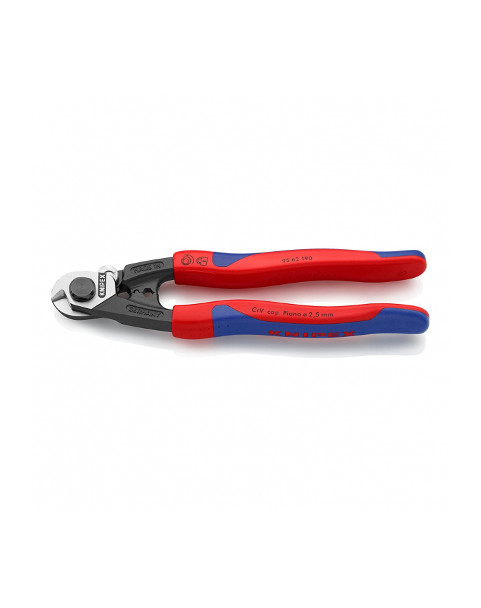 Knipex 9562190 Crimping tool Blue,Red cable crimper, Cutting pliers główny