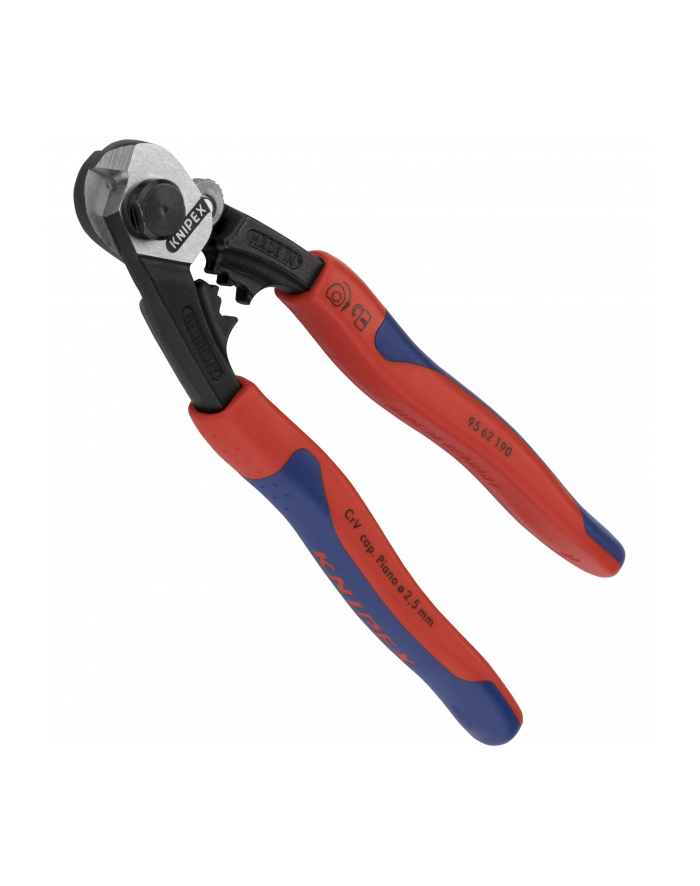 Knipex 9562190 Crimping tool Blue,Red cable crimper, Cutting pliers główny