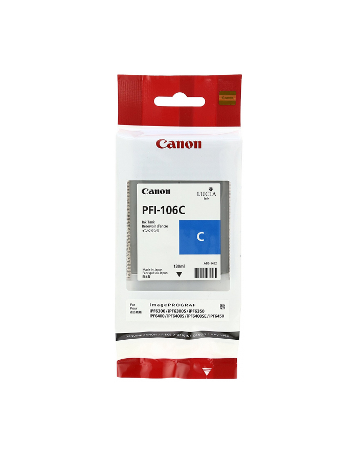 Canon ink CY PFI-106C główny