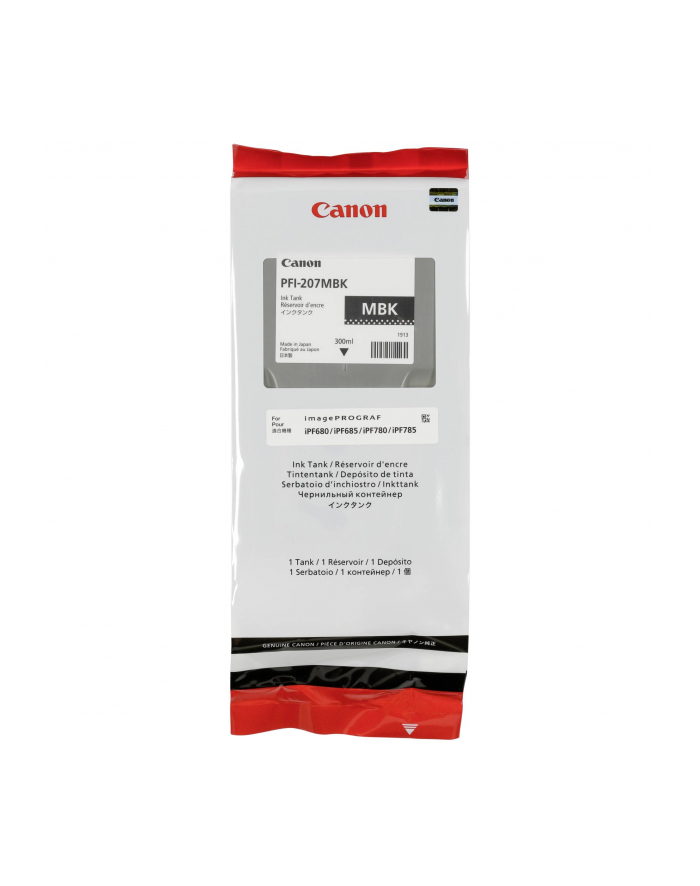 Canon ink MBK PFI-207MBK główny