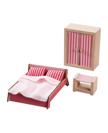 HABA Little Friends - Dollhouse Furniture Master bedroom (301988)