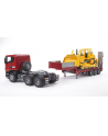 Bruder Professional Series Scania R-series Low Loader Truck, CAT Bulldozer (03555) - nr 3