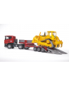 Bruder Professional Series Scania R-series Low Loader Truck, CAT Bulldozer (03555) - nr 5