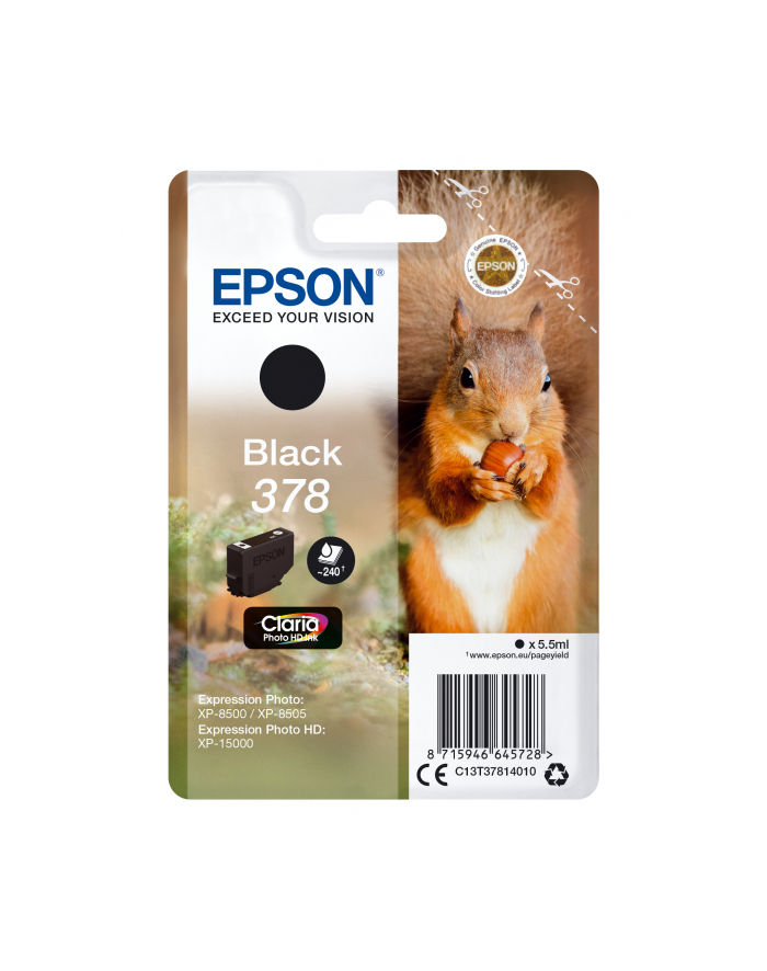 Tusz Epson black  | 5.5ml | Claria Photo HD główny