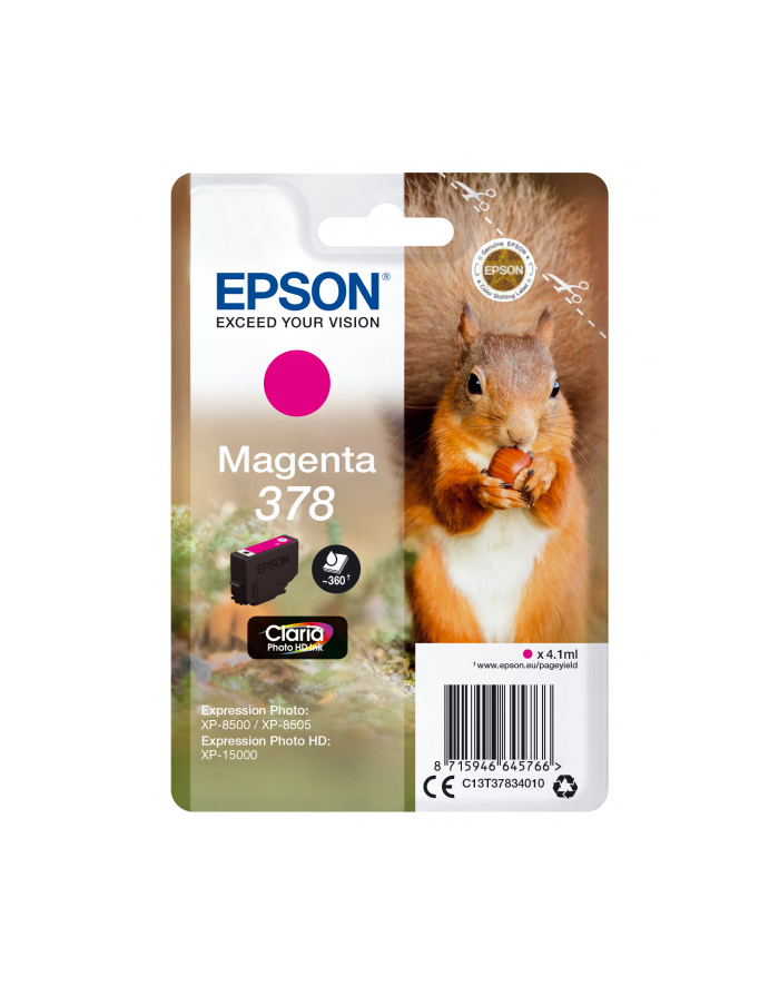Tusz Epson magenta | 4.1ml | Claria Photo HD główny