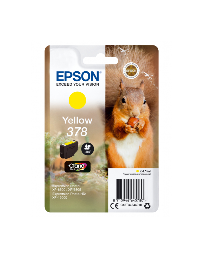 Tusz Epson yellow | 4.1ml | Claria Photo HD główny