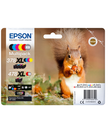 Tusz Epson Multipack 6-colors | 378XL+478XL | Claria Photo HD