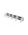 Organizer kabli 19'' 1U Panel szczotkowany Typ B szary - nr 14