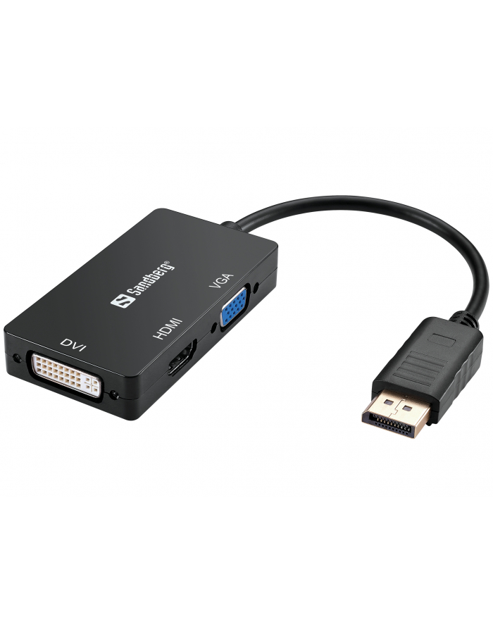 Sandberg Adapter DP > HDMI+DVI+VGA główny