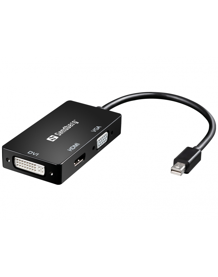 Sandberg Adapter MiniDP > HDMI+DVI+VGA główny