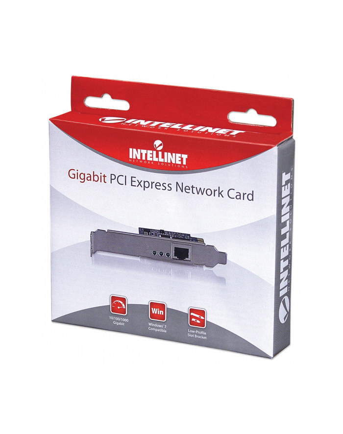 Karta sieciowa 10/100/1000 RJ45 Gigabit na PCI Express główny