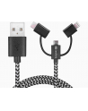 Sandberg Ładowarka 3w1 Lightning+MicroUSB+USB-C 1m - nr 6