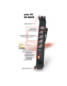 HSK Data (Acar) Acar F5 FA RACK,listwa zasilająco-filtr,5 gniazd do szaf 19'',czarna,5m - nr 1