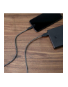CB-AL2 Black nylonowy szybki kabel Quick Charge Lightning-USB | 2m | certyfikat MFi Apple - nr 10