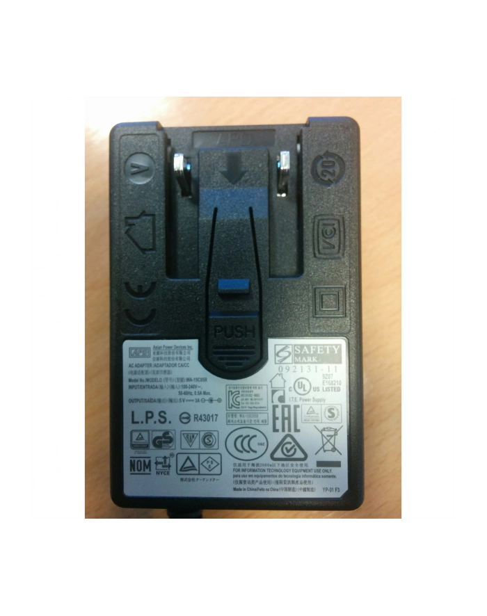 D-Link 12V 3A PSU Accessory Black (Interchangeable Euro/ UK plug) główny