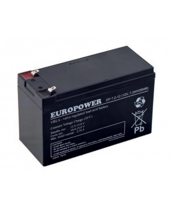 EUROPOWER EP 12V 7,2Ah T2