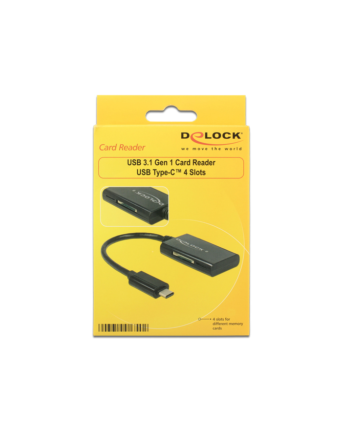 Czytnik kart Delock na USB 3.1 GEN1 All In One główny