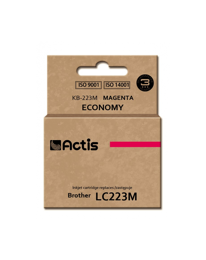 Tusz Actis KB-223M (do drukarki Brother  zamiennik LC223M standard 10ml magenta) główny