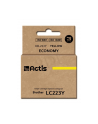 Tusz Actis KB-223Y (do drukarki Brother  zamiennik LC223Y standard 10ml yellow) - nr 1