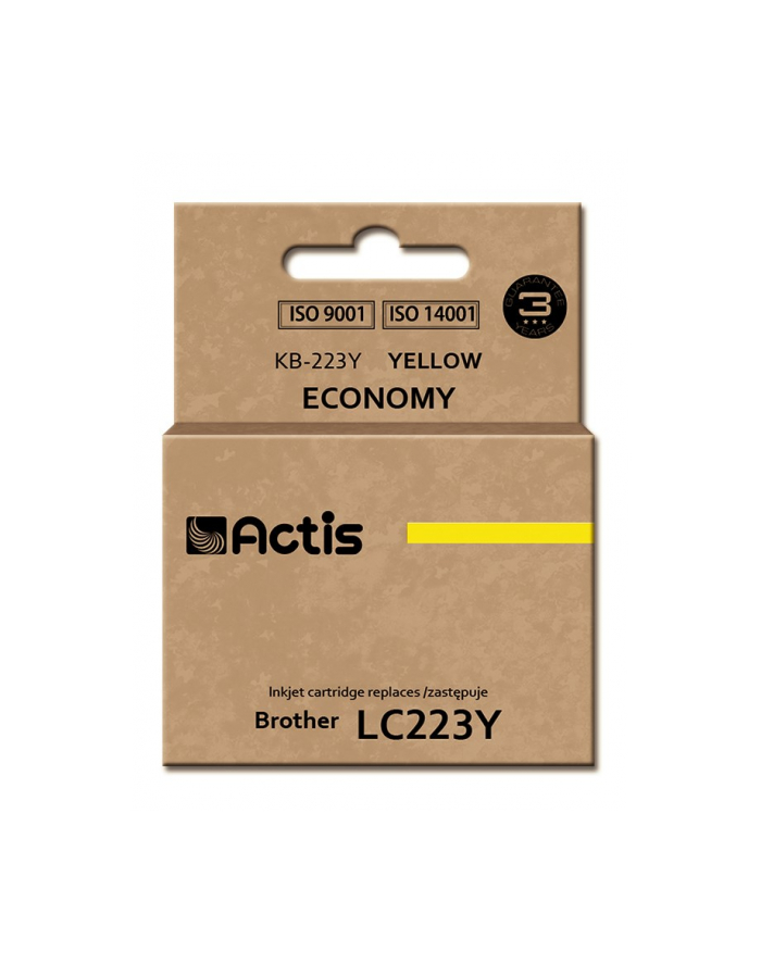 Tusz Actis KB-223Y (do drukarki Brother  zamiennik LC223Y standard 10ml yellow) główny