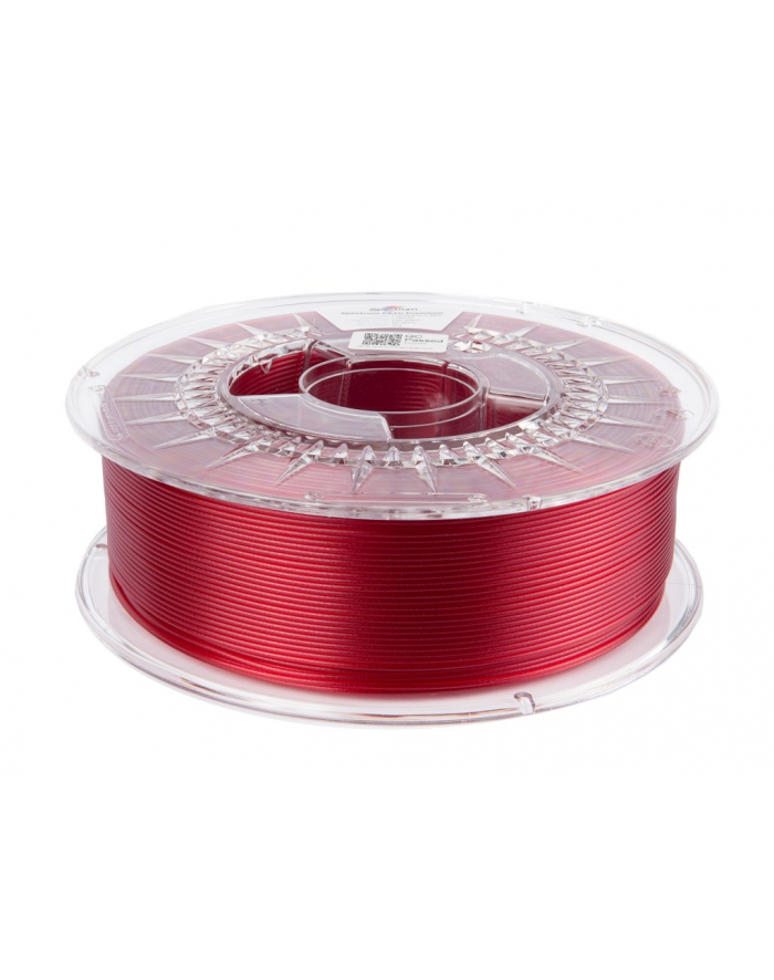 Filament SPECTRUM / PETG / TRANSPARENT RED / 1,75 mm / 1 kg główny