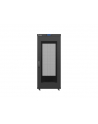 Lanberg szafa instalacyjna stojąca 19'' 27U/600x600mm czarna (drzwi perf. LCD) - nr 10