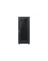 Lanberg szafa instalacyjna stojąca 19'' 27U/600x600mm czarna (drzwi szklane) - nr 2