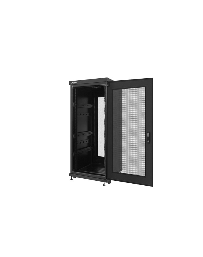 Lanberg szafa instalacyjna stojąca 19'' 27U/600x600mm czarna (drzwi perforowane) główny