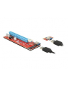 Delock Karta rozszerzeń RISER CARD PCI Express x1 > x16 z kablem USB 3.0 60cm - nr 18