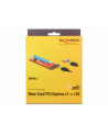 Delock Karta rozszerzeń RISER CARD PCI Express x1 > x16 z kablem USB 3.0 60cm - nr 3