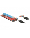 Delock Karta rozszerzeń RISER CARD PCI Express x1 > x16 z kablem USB 3.0 60cm - nr 4