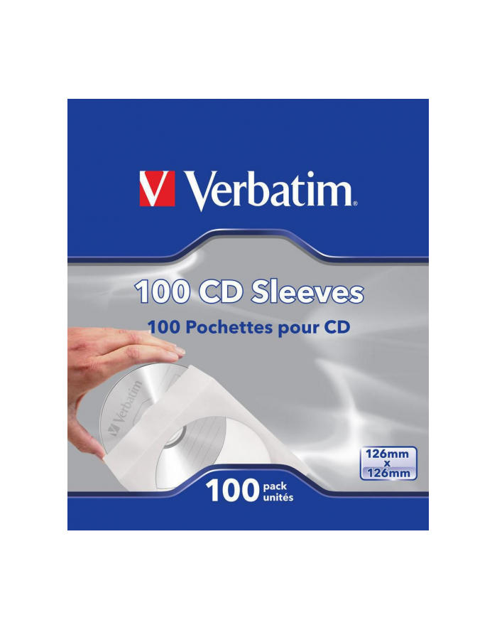Verbatim CD PAPER SLEEVES 100 PACK główny