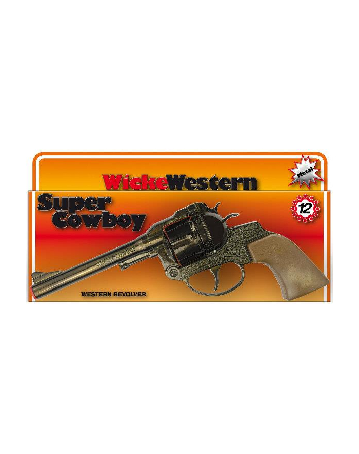 Rewolwer Super Cowboy Western 12-shot 230mm 0348 główny