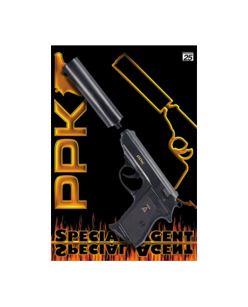 Pistolet z tłumikiem PPK Special Agent 25-shot 276mm 0472