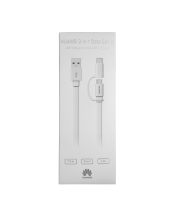 Kabel AP55S USB -MicroUSB +USB-C White
