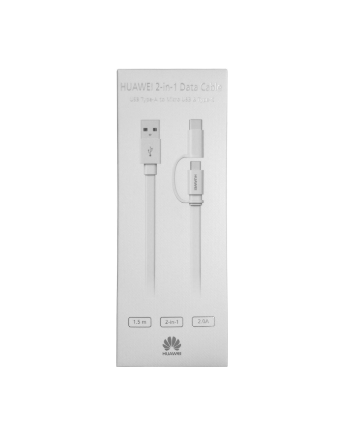 Kabel AP55S USB -MicroUSB +USB-C White główny