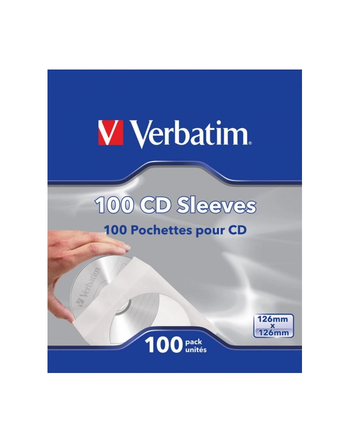 Verbatim CD PAPER SLEEVES 100 PACK główny