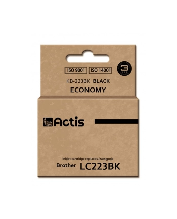 Tusz Actis KB-223BK (do drukarki Brother zamiennik LC223BK standard 16ml czarny)