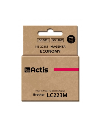 Tusz Actis KB-223M (do drukarki Brother zamiennik LC223M standard 10ml magenta)