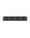 Organizer kabli 19'' 2U Panel szczotkowany Typ B czarny - nr 14