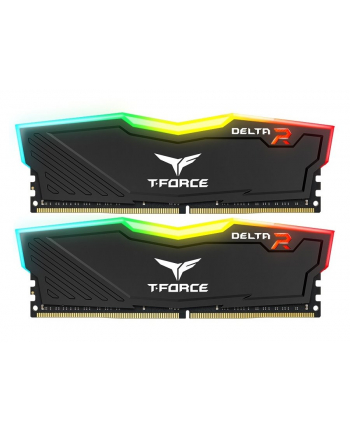TEAMGROUP DIMM DDR4 16GB 2666MHz, CL15, (KIT 2x8GB), TEAM T-FORCE Delta RGB (Black)