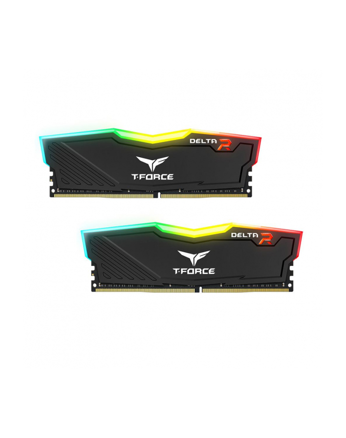 TEAMGROUP DIMM DDR4 32GB 3000MHz, CL16, (KIT 2x16GB), TEAM T-FORCE Delta RGB (Black) główny