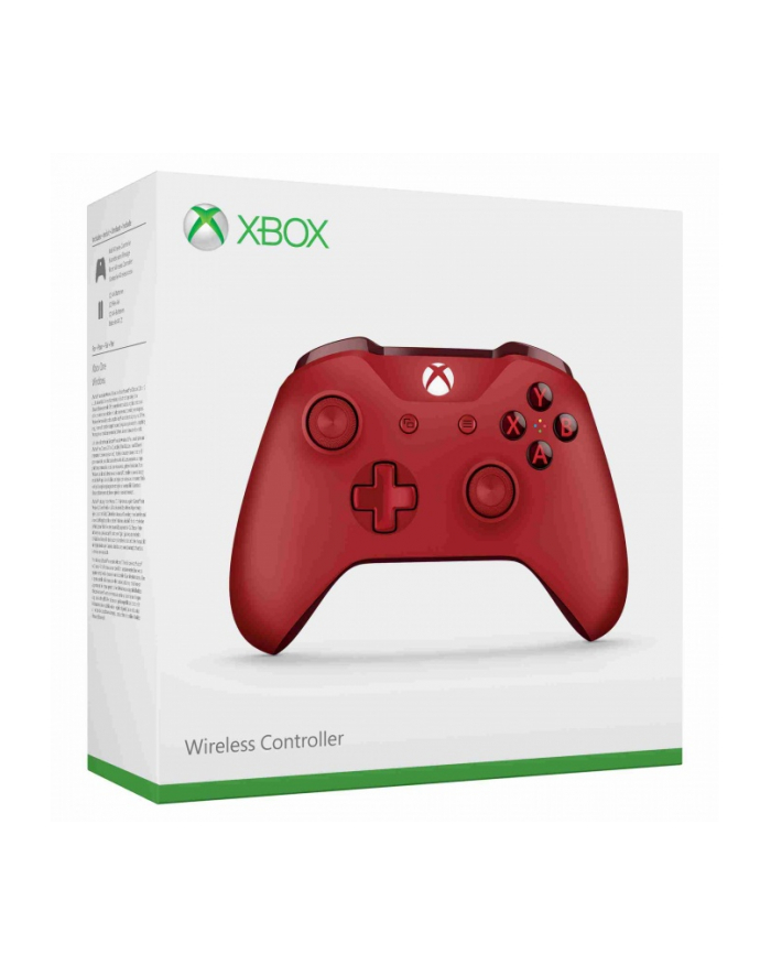 microsoft Xbox One Wireless Controller Red WL3-00028 główny