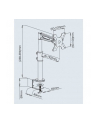 Uchwyt biurkowy regulowany 13-19cali 8kg czarny - nr 2