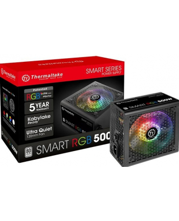 Smart 500W RGB (80+ 230V EU, 2xPEG, 120mm, Single Rail)