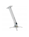 Ramię sufitowe do projektora 38-58cm, 13,5kg, srebrny - nr 33
