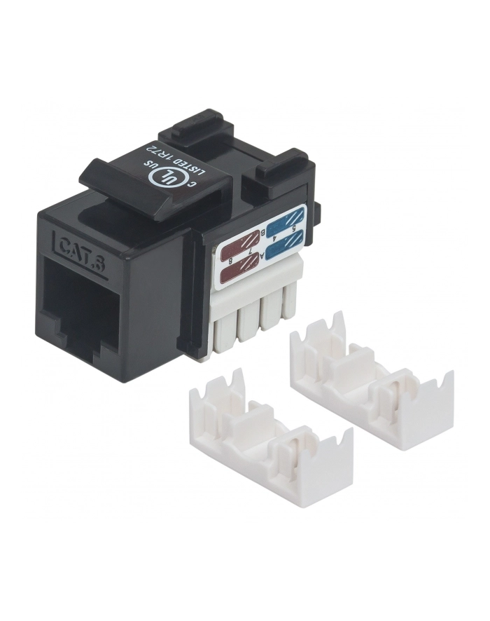 intellinet Moduł Keystone Cat6 UTP RJ45 zaciskany czarny główny