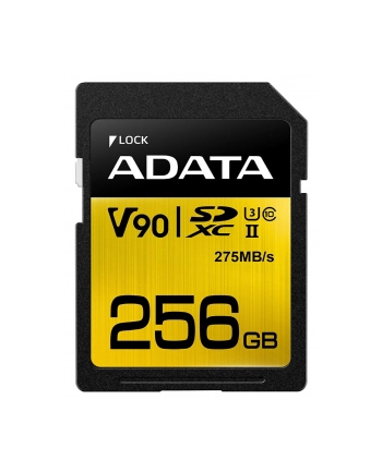 adata SD Premier ONE 256G UHS 2/U3/CL10 275/155MB/s